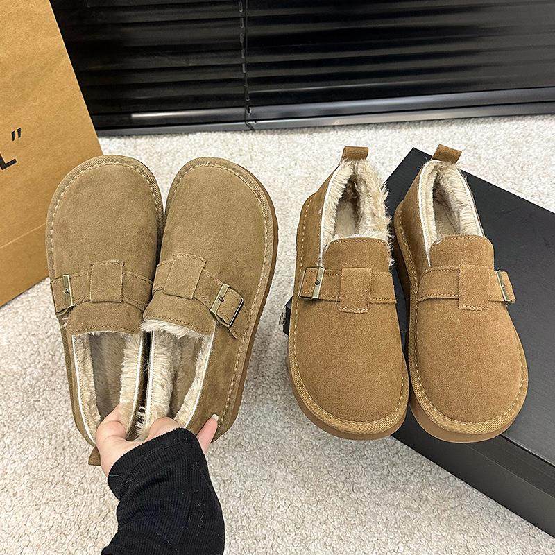 冬季加厚保暖加绒博肯雪地靴2025勃肯鞋棉鞋平底女豆豆鞋,户外/登山/野营/旅行用品,其他户外鞋,淘宝优惠券,粉丝福利购,淘宝优惠卷