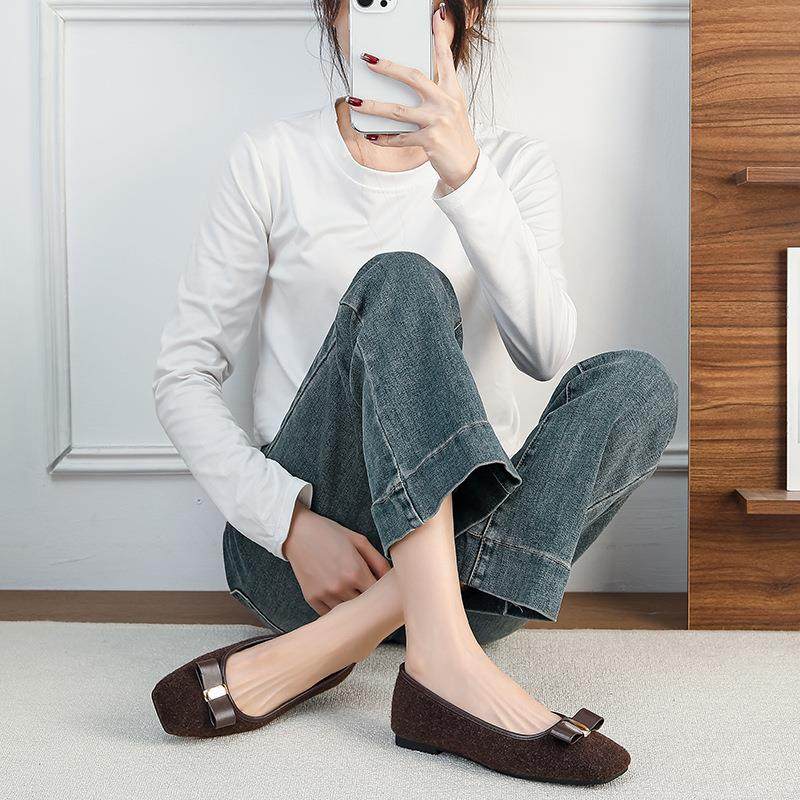 107-72小香风单鞋女2025新款秋冬优雅法式配裙子百搭时尚平底鞋,户外/登山/野营/旅行用品,其他户外鞋,淘宝优惠券,粉丝福利购,淘宝优惠卷