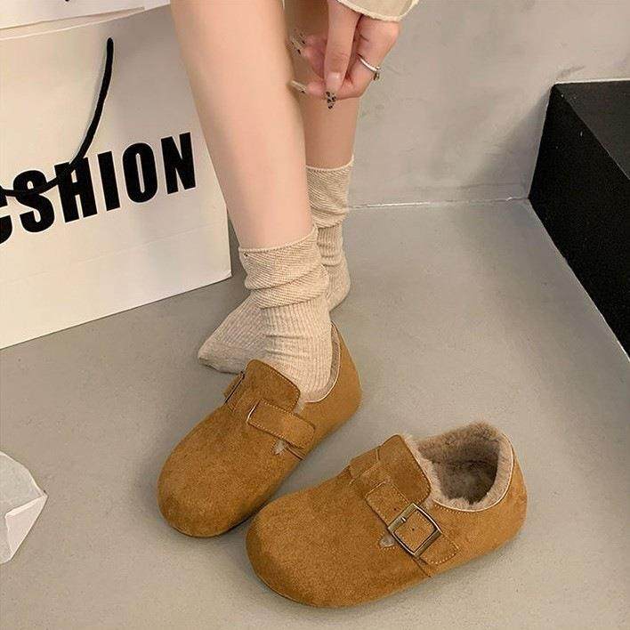 秋冬一脚蹬毛毛鞋勃肯鞋女棉鞋2025新款冬季加绒豆豆鞋保暖女鞋子,户外/登山/野营/旅行用品,其他户外鞋,淘宝优惠券,粉丝福利购,淘宝优惠卷