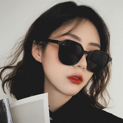 英系chrry koop复古原宿茶色墨镜潮流ins眼镜太阳镜男女