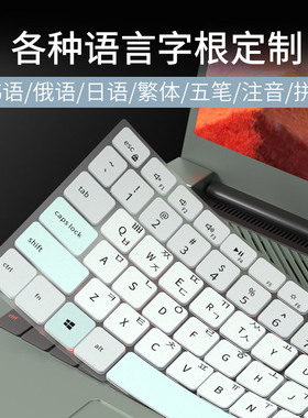 适用戴尔灵越14Pro5420 5410 5418 5415 5425韩俄日法语五笔键盘膜13Pro5320 5310笔记本电脑16Pro拼音保护膜