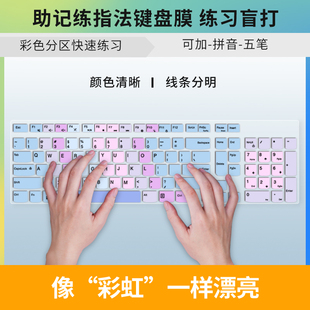 适用小学生熟识练指法键盘膜打字键盘笔记本电脑少儿童编程键位练习盲打字学生台式笔记本电脑联想华为苹果hp