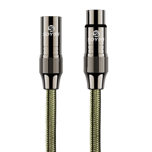 适用莱维特舒尔卡农线公对母电容麦克风话筒线48V艾肯声卡音频线