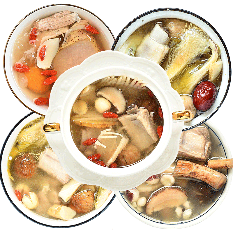 冠膳痰湿体质养生滋补材料包炖鸡