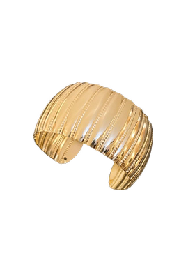 新中式条纹开口手镯女2026新款爆款手链手环轻奢小众高级感手饰