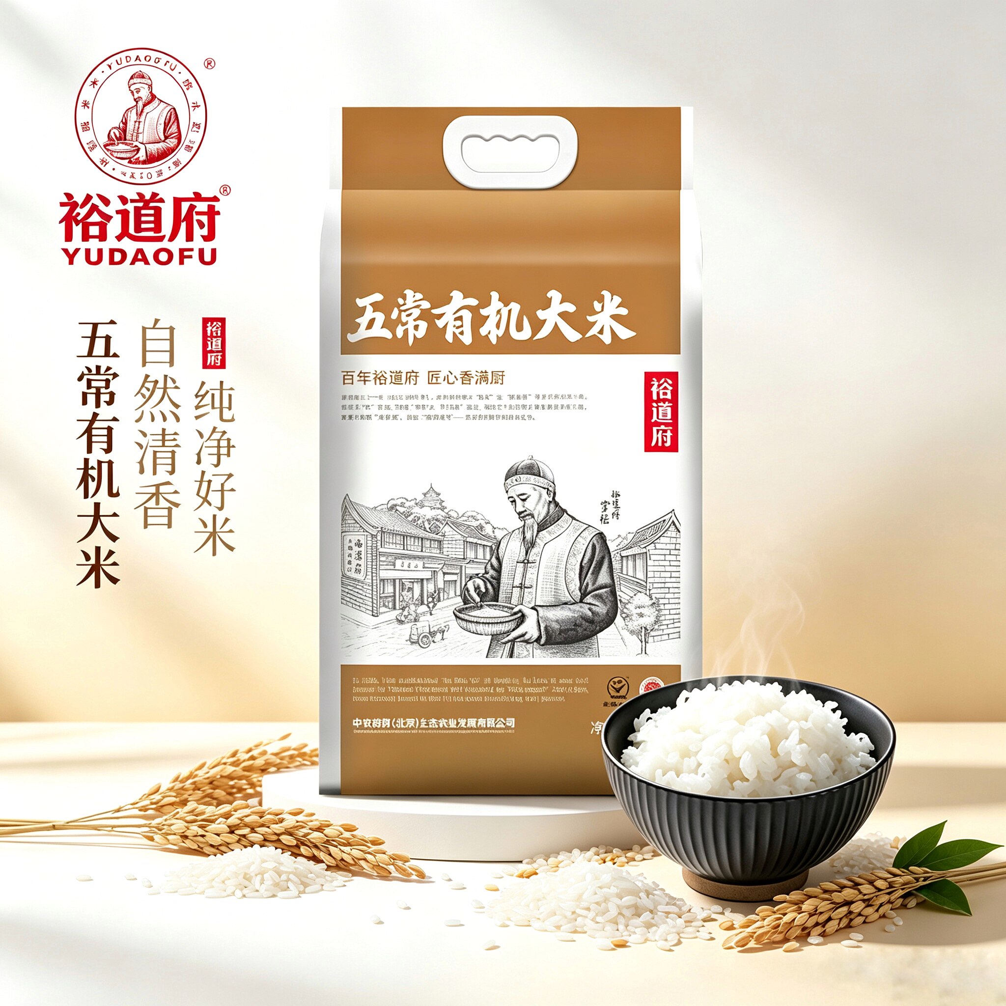 裕道府五常有机大米匠心系列