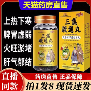 三焦疏通丸人参甘草蒲公英丸上热下寒中焦淤堵不通中焦虚不受6bb