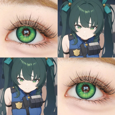 青衣绝区零朱鸢COS美瞳简·杜赛斯·洛威尔安比日抛显色正品cn