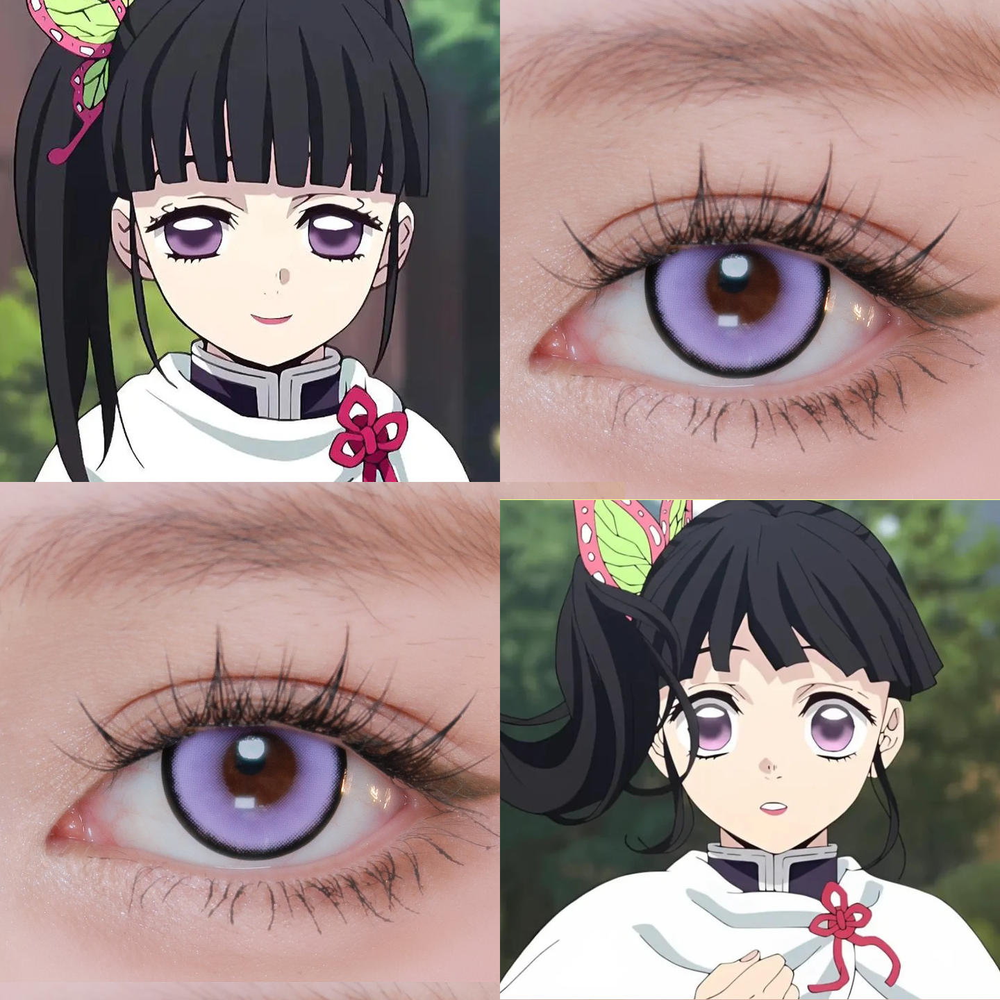 香奈乎cos美瞳日抛鬼灭之刃幻系紫桑果气泡锦鲤下蛊官方正品航cn