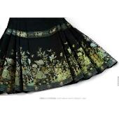 京云染 瞻月 原创汉服半身裙马面裙仿妆花织锦缎双经轴工艺