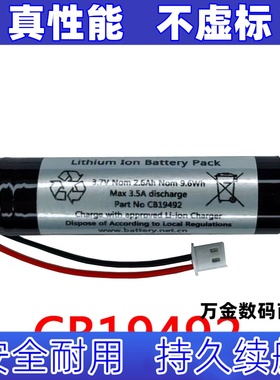 G100 适用于二氧化碳检测仪内置电池  3.7V 2.6Ah CB19492原装