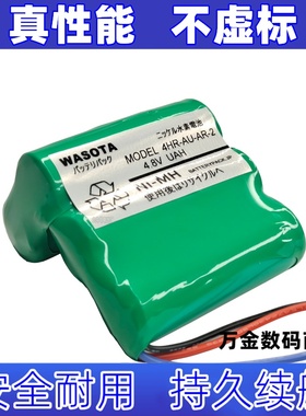 适用4.8V 4HR-AU-AR-2 WASOTA水素电池 充电电池组原装电板
