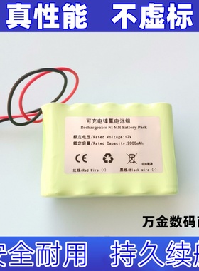 适用莱普鑫禾丰LP215 LP220微量注射泵镍氢电池2000mAh 12V可定做