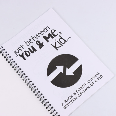 跨境新品just between you and me kid大人记事本孩子沟通日记本