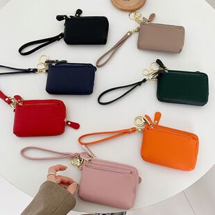 正当红韩系手拿小钱包多卡位钥匙扣硬币零钱袋百搭大容量零钱包