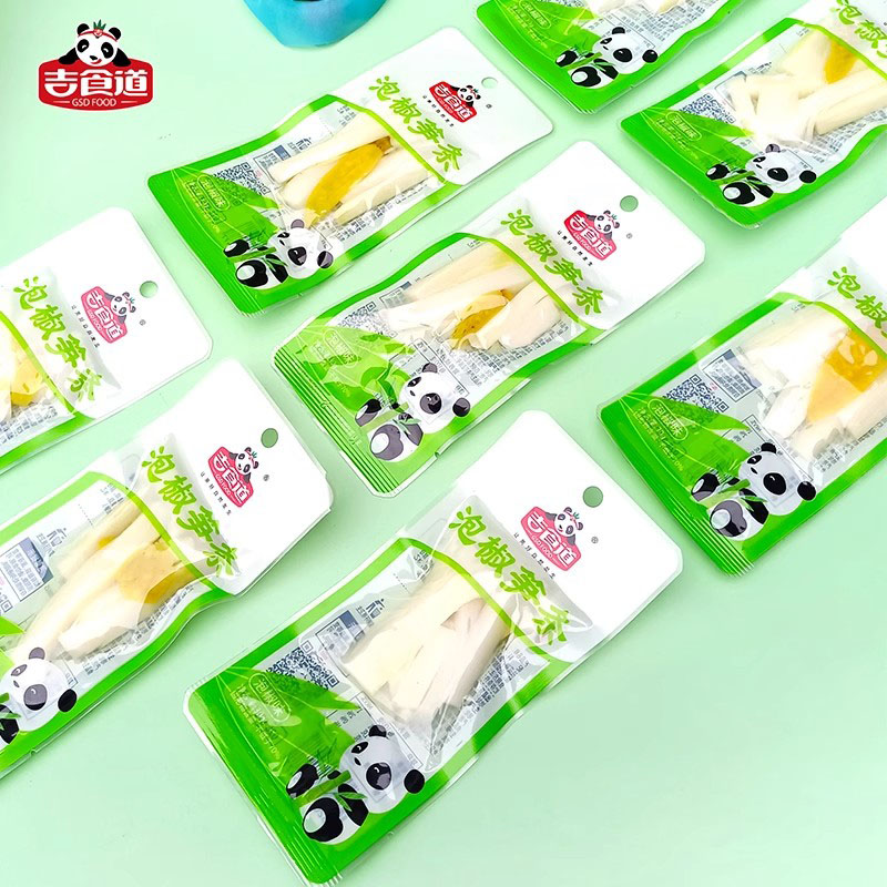 吉食道泡椒笋条30g*30袋开袋即食小包装竹笋低脂四川休闲辣味零食