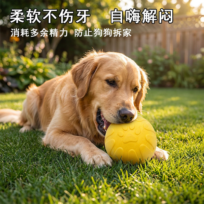 狗狗玩具大型犬圆环飞盘边牧发声拉力环磨牙耐咬解闷宠物玩具