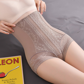 强力收腹收小肚子产后塑形束腰内裤 薄款 蕾丝瘦 女高腰提臀裤 收腹裤