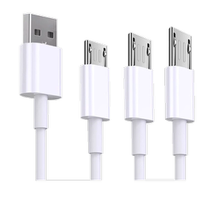 安卓加长头v8数据线micro老人机充电线8厘米接口特长插头12mm手表10快充台灯冲USB超长线通用充电器手机线