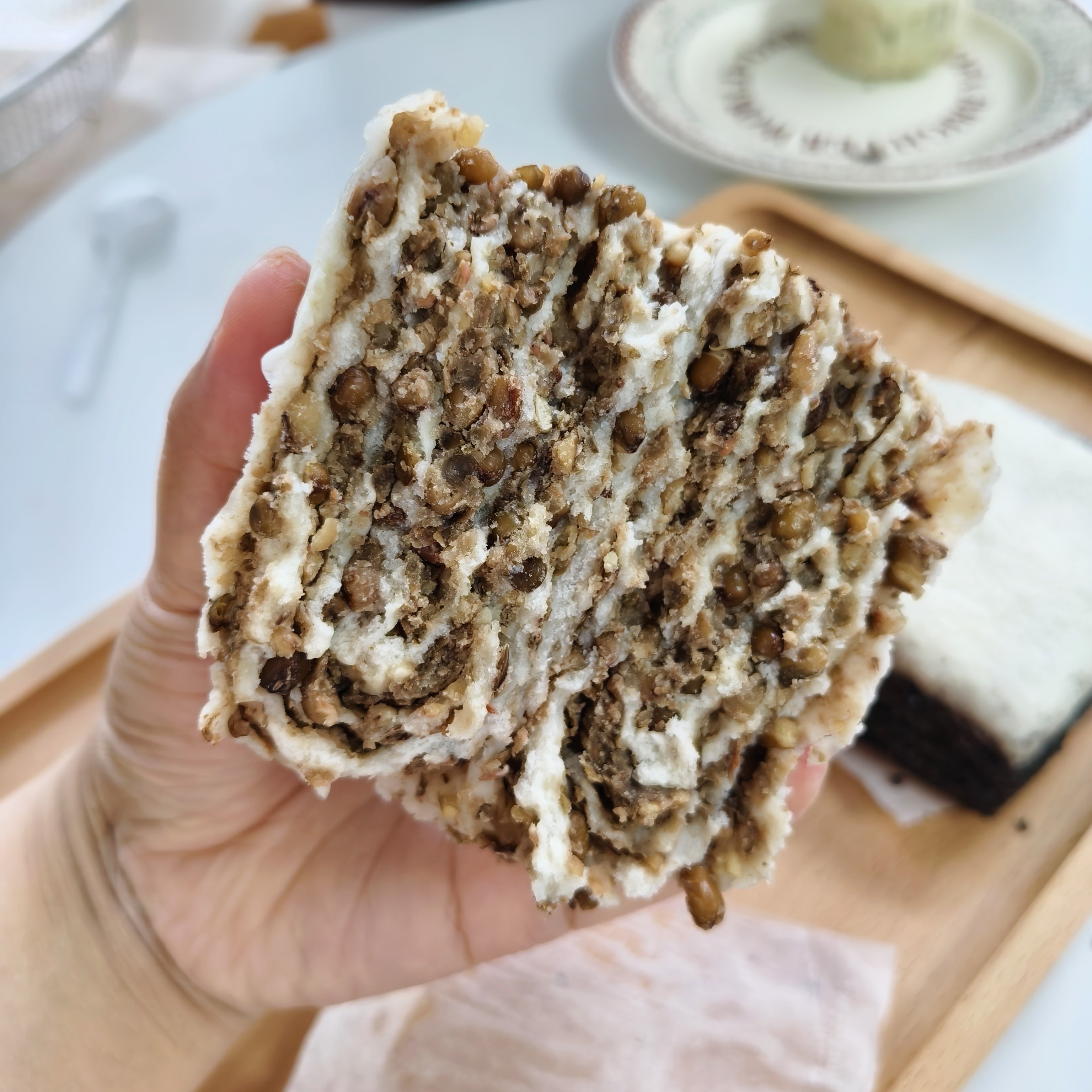 顺丰 亲食派 藜麦山药绿豆千层黑芝麻黑全麦红豆抹茶玫瑰手作面食