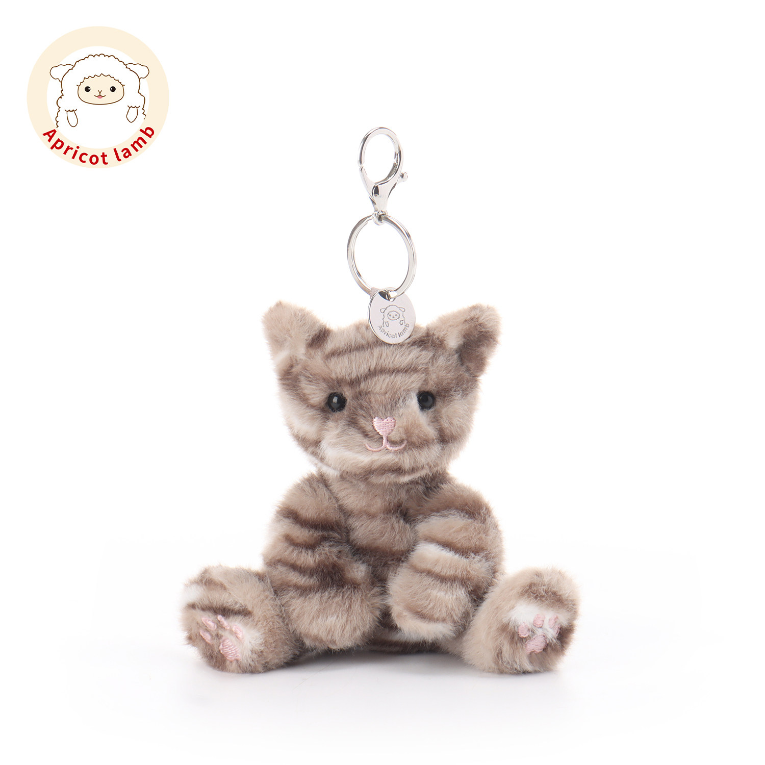 Apricot Lamb瑞可羊虎斑猫钥匙扣书包挂件公仔可爱玩偶毛绒包挂饰