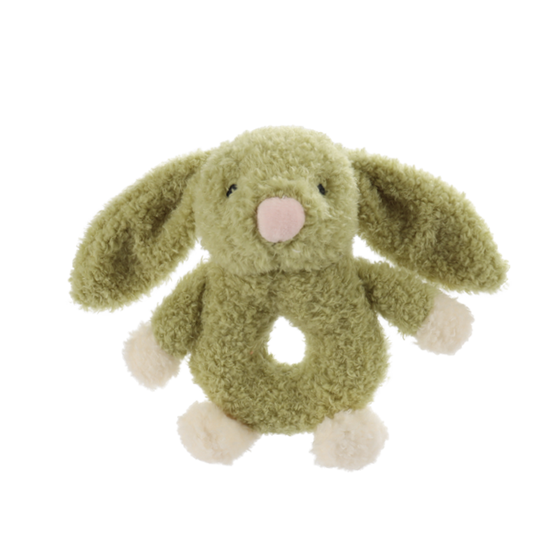 新生婴儿安抚毛绒公仔玩偶摇铃