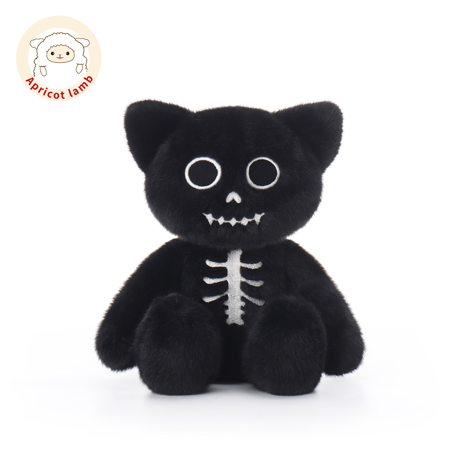 Apricot Lamb瑞可羊骷髅小猫毛绒玩具万圣节礼物宝宝可爱玩偶公仔