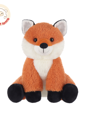 毛绒玩具可爱狐狸Russell 儿童生日礼物婴儿宝宝安抚玩偶女孩公仔