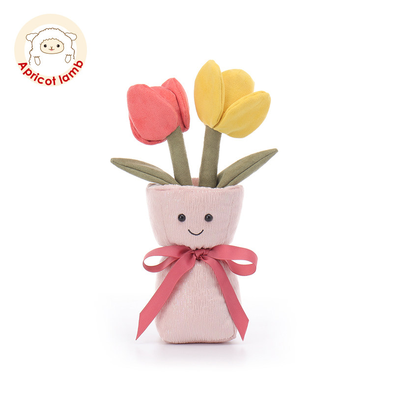 瑞可羊郁金香花瓶可爱趣味玩偶摆件毛绒玩具可爱公仔盆栽生日礼物,玩具/童车/益智/积木/模型,毛绒/玩偶/公仔/布艺类玩具,淘宝优惠券,粉丝福利购,淘宝优惠卷