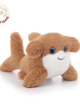 瑞可羊阳光锤头鲨毛绒玩具可爱儿童男女生日礼物宝宝鲨鱼玩偶公仔