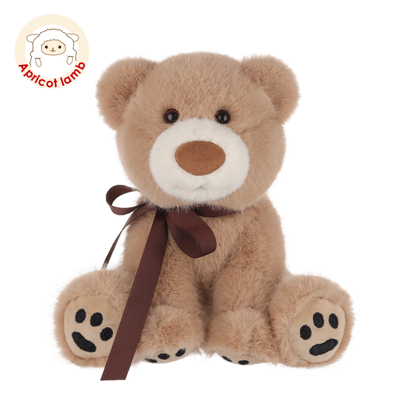 Apricotlamb肉垫小熊毛绒玩具女孩可爱宝宝睡觉安抚玩偶儿童公仔