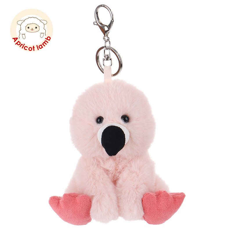 ApricotLamb火烈鸟书包挂件公仔