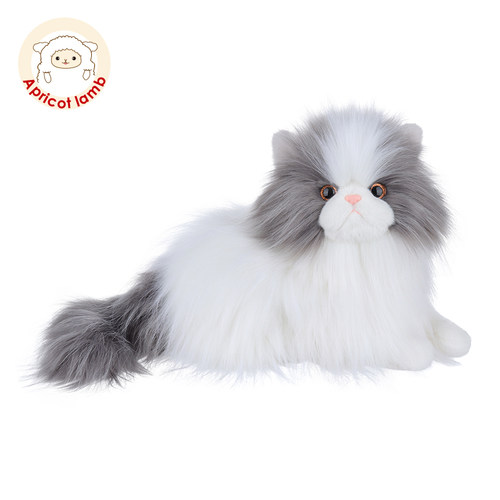 Apricotlamb银白波斯猫扑扑玩具