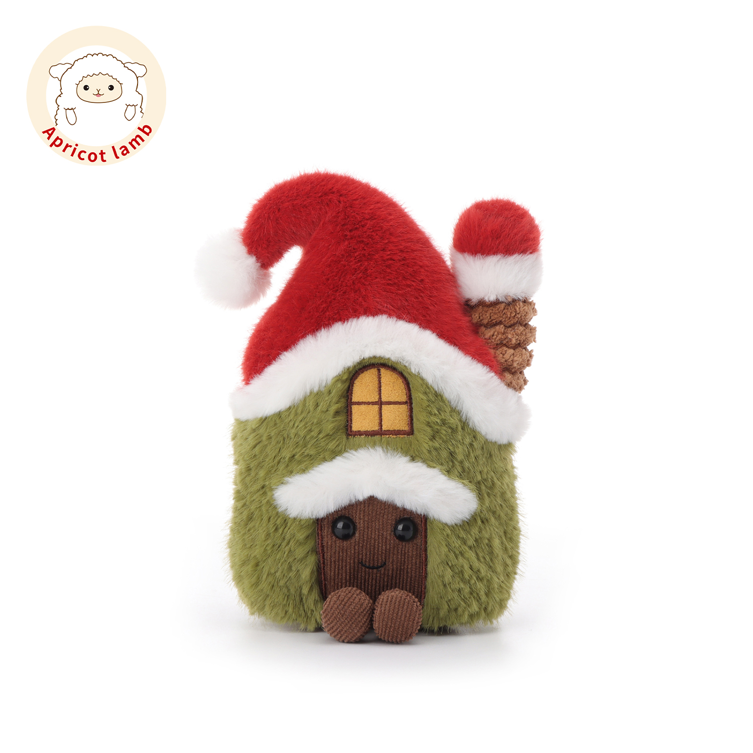 瑞可羊圣诞小屋毛绒玩具