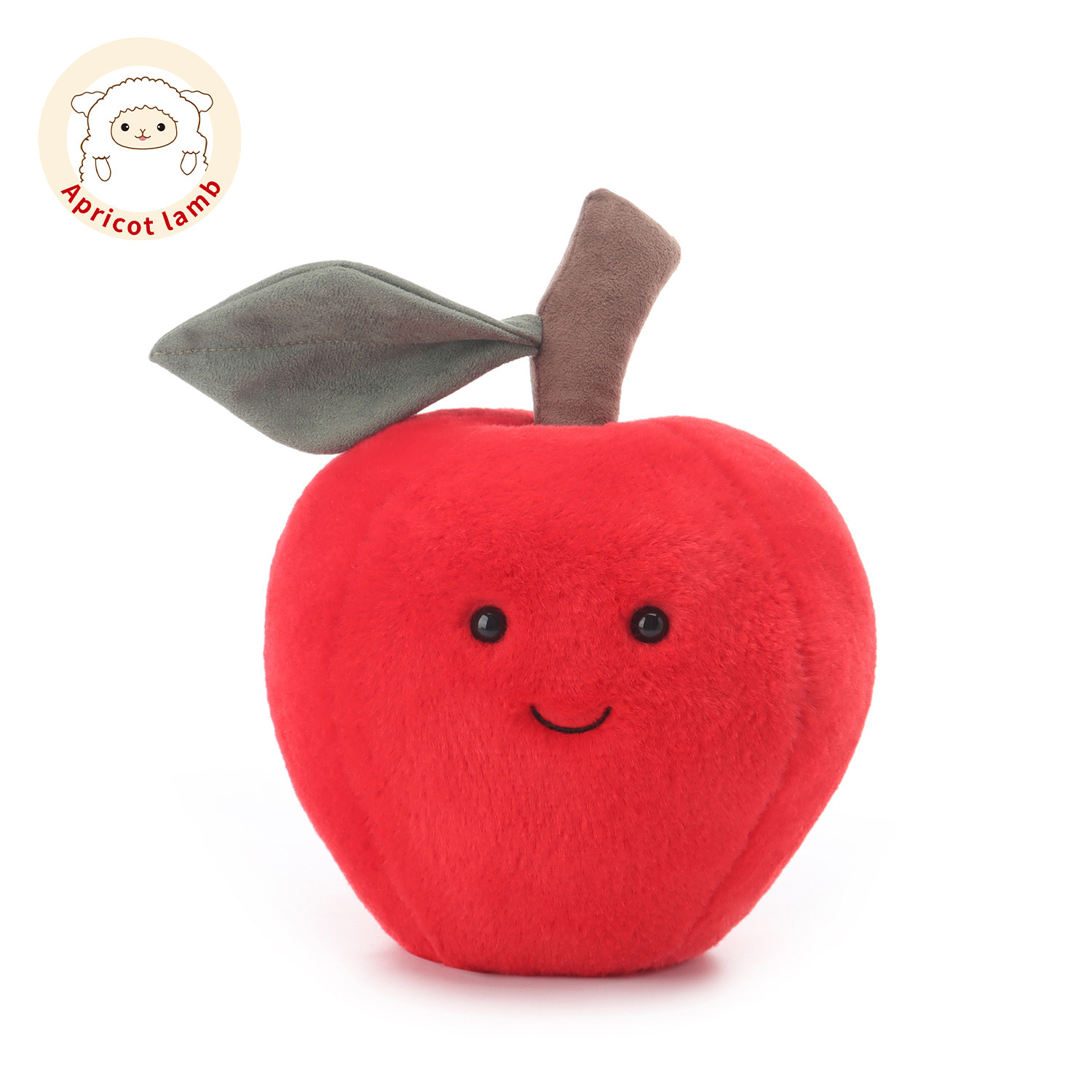 ApricotLamb瑞可羊苹果毛绒玩偶