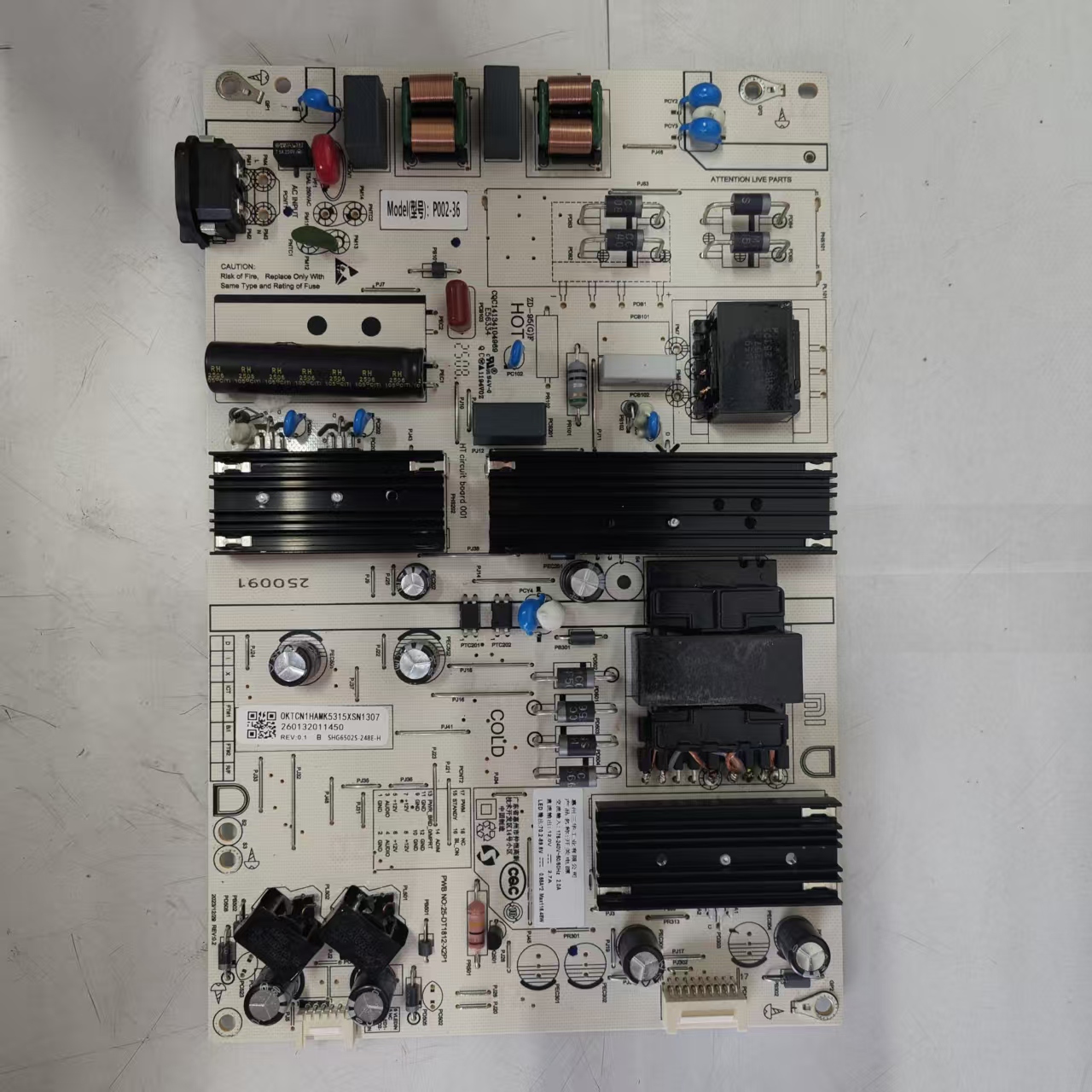 原装拆机 小米 L65M9-S 电源板 SHG6502Q-248E-L 25-DT1812-X2P1