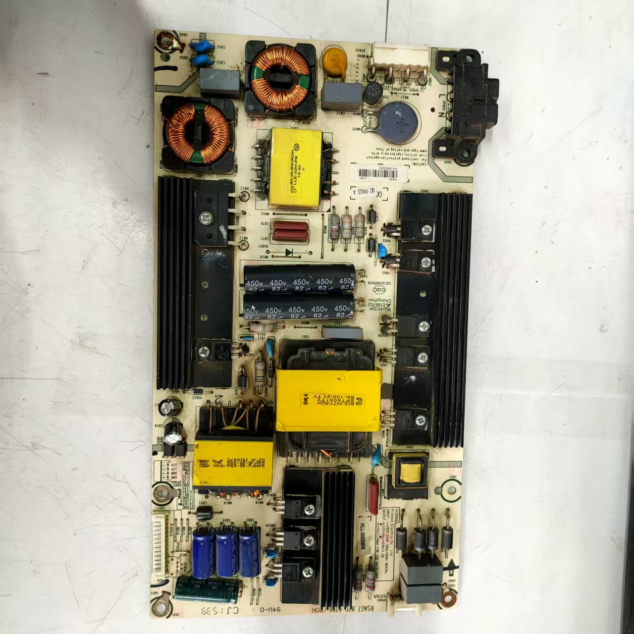 原装拆机海信LED55EC520UA电源板RSAG7.820.6396 2针 14针 双电容