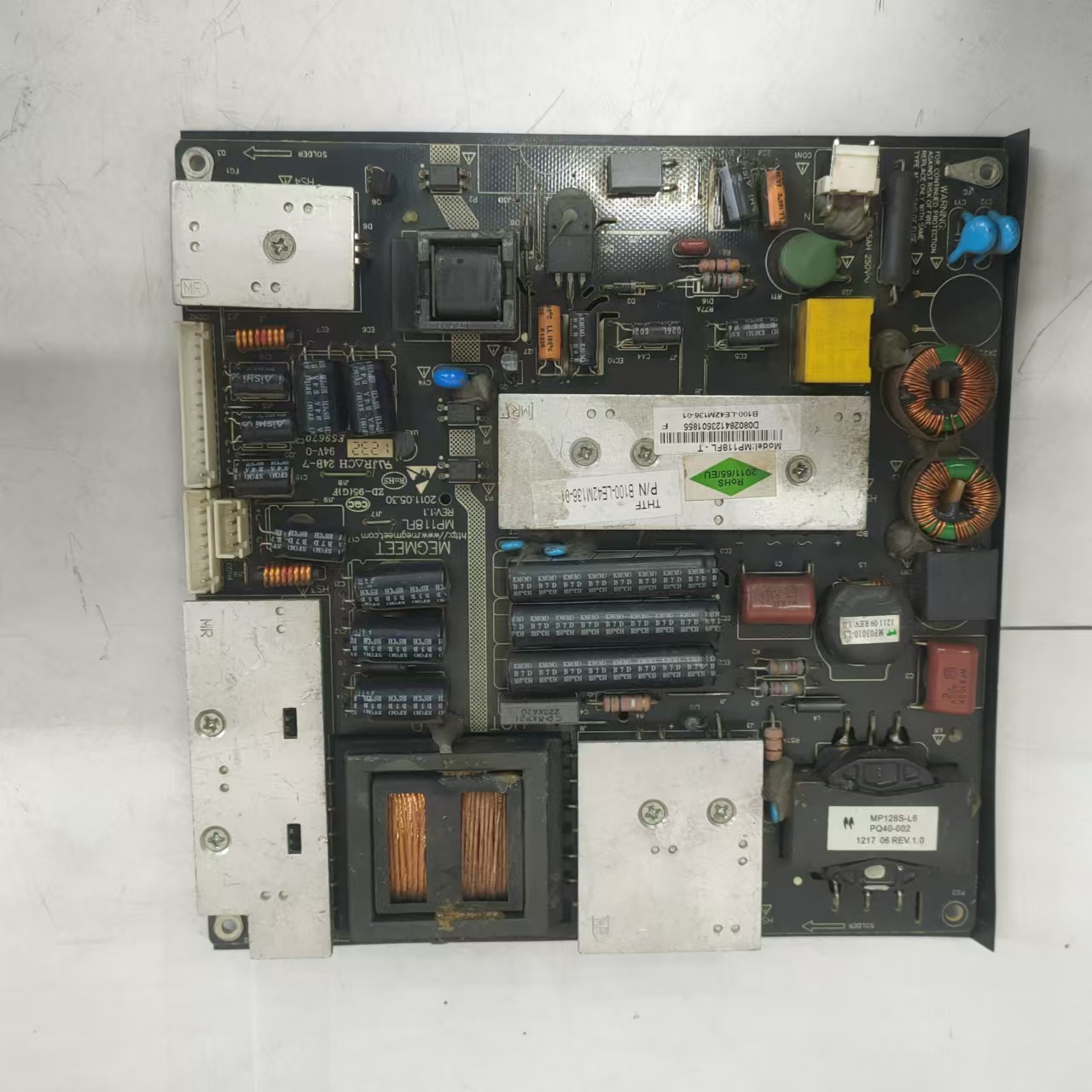原装拆机同方 LE-43TX3900 电源板 MP118FL 实物图
