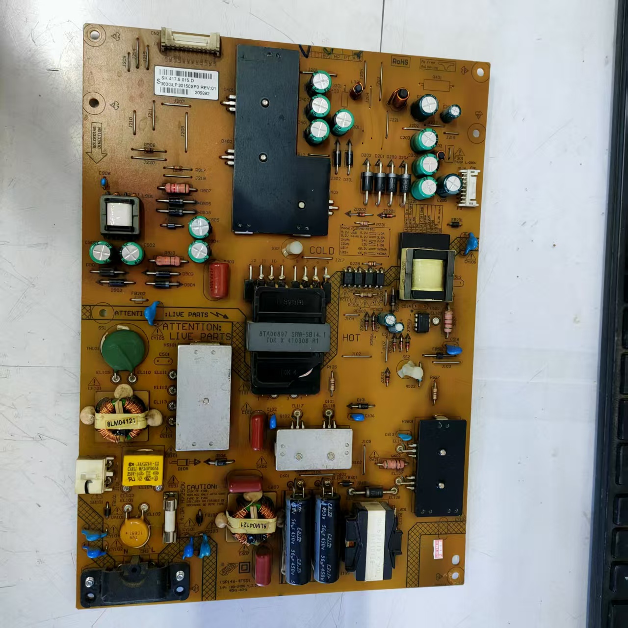 原装拆机乐视Letv S50 3D电源板FSP146-4FS01 380GLP30150SP0