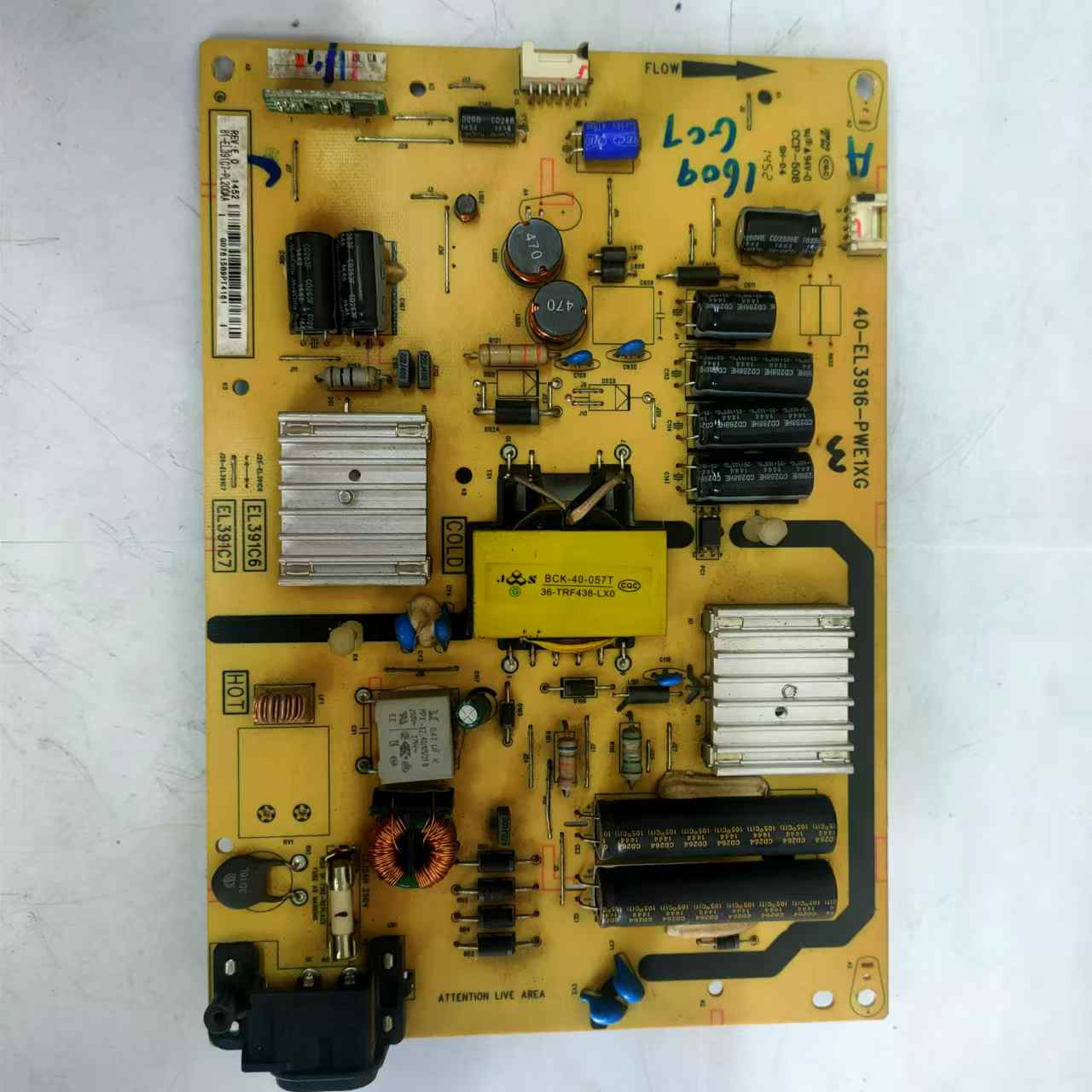 原装TCL L39F1600E电源板40-EL3916-PWE1XG 81-EL391C7-PL200AA