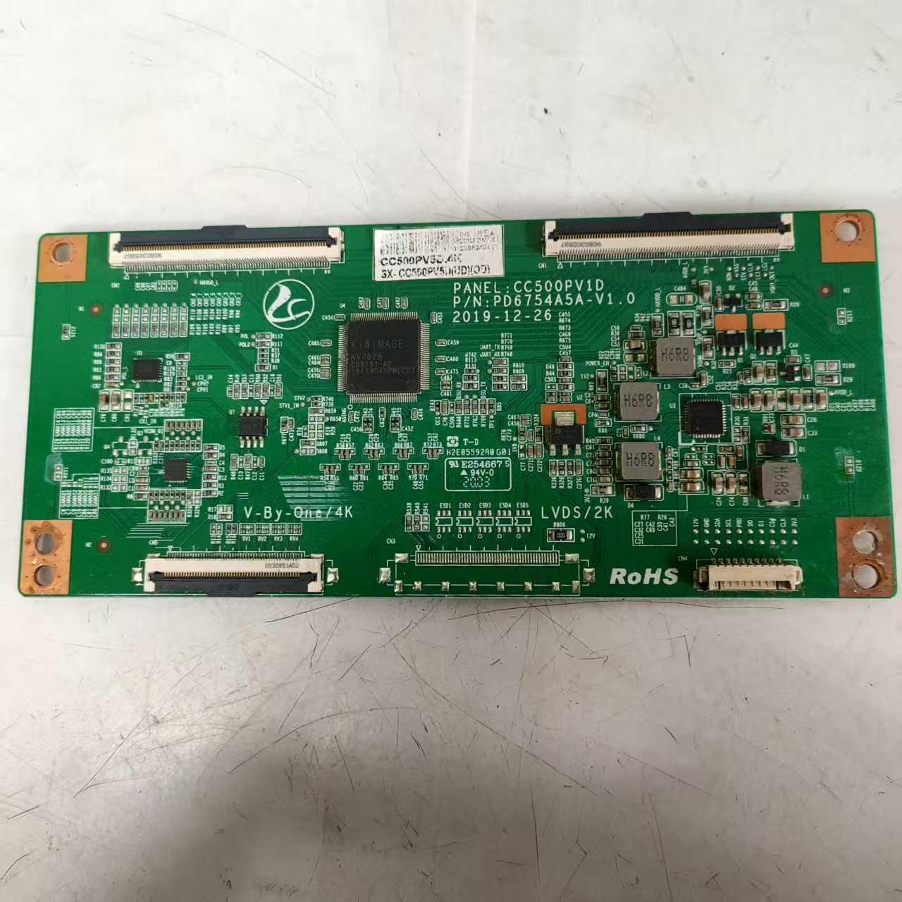 原装拆机逻辑板 PD6754A5A-V1.0 CC500PV1D 白条码 CC500PV5D.4K