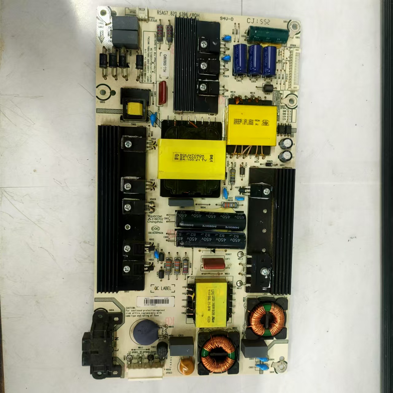 原装海信LED55N3000U电源板RSAG7.820.6396 HLL-5060WO 背光2针