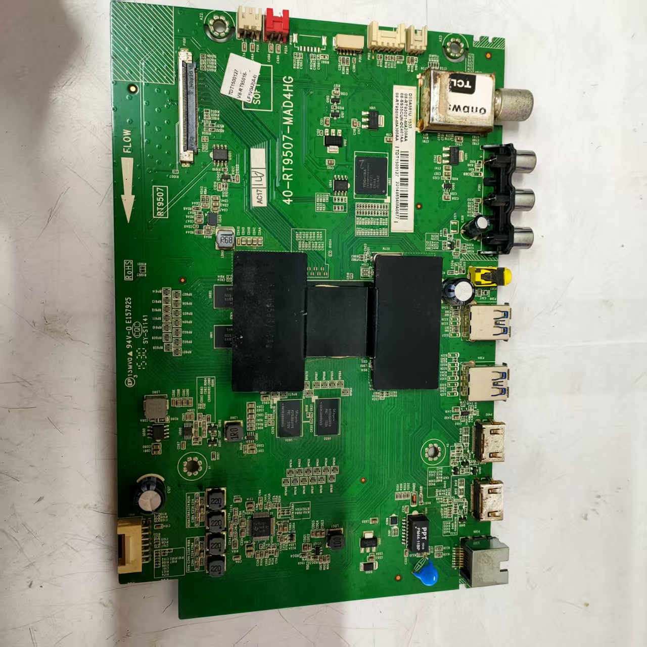 原装拆机TCL D55A561U主板40-RT9507-MAD4HG屏LVU550NDEL