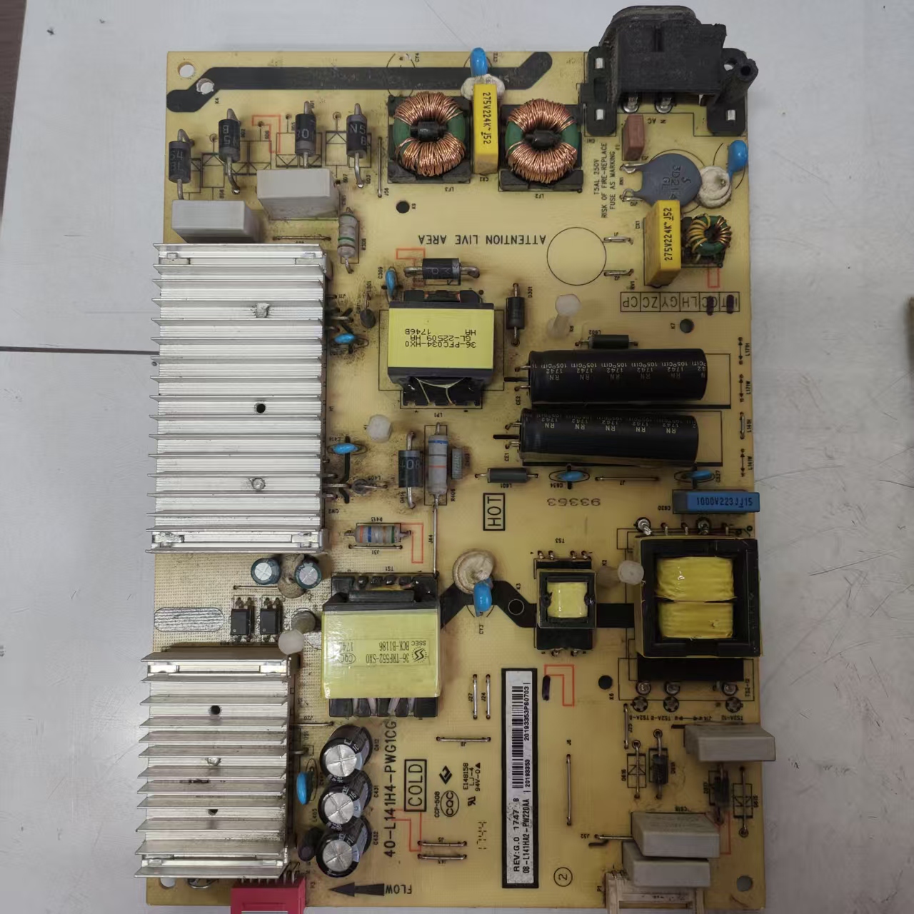 原装拆机TCL 55P3 55P3F 电源板 40-L141H4-PWG1CG