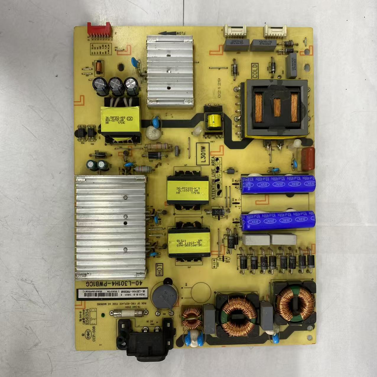 原装TCL 65A730U L65E5800A-UD电源板40-L301H4-PWB1CG