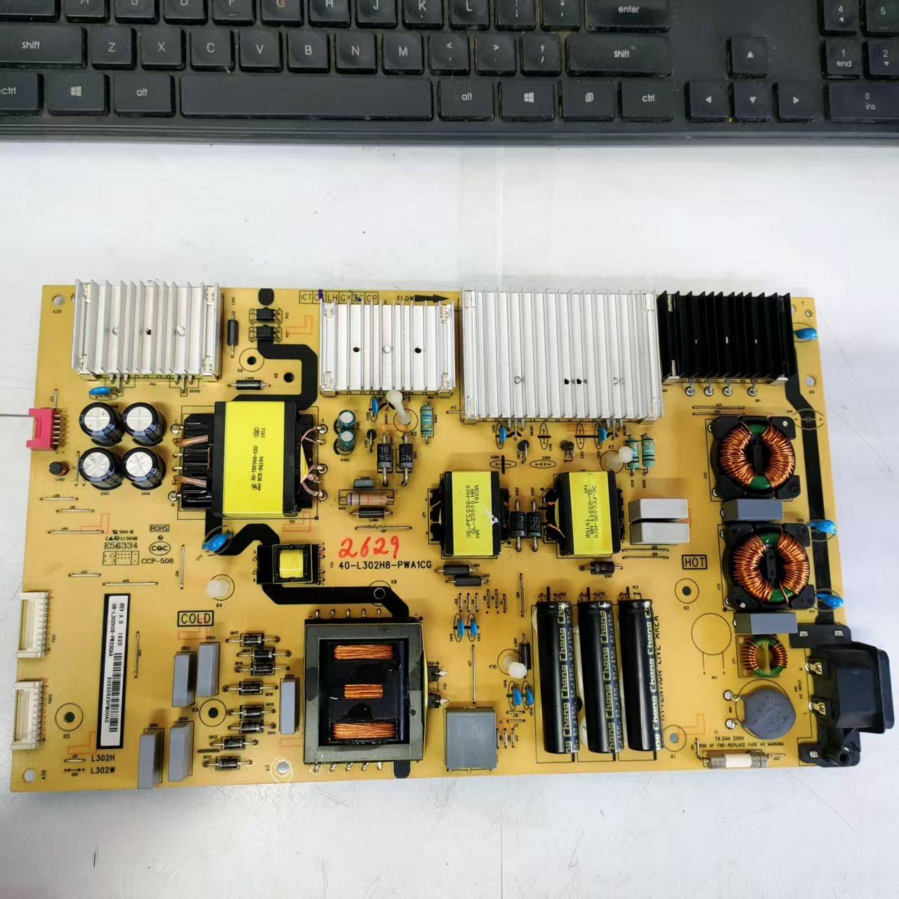 原装拆机TCL 75C2 75X8 75C2A电源板40-L302H8-PWA1CG