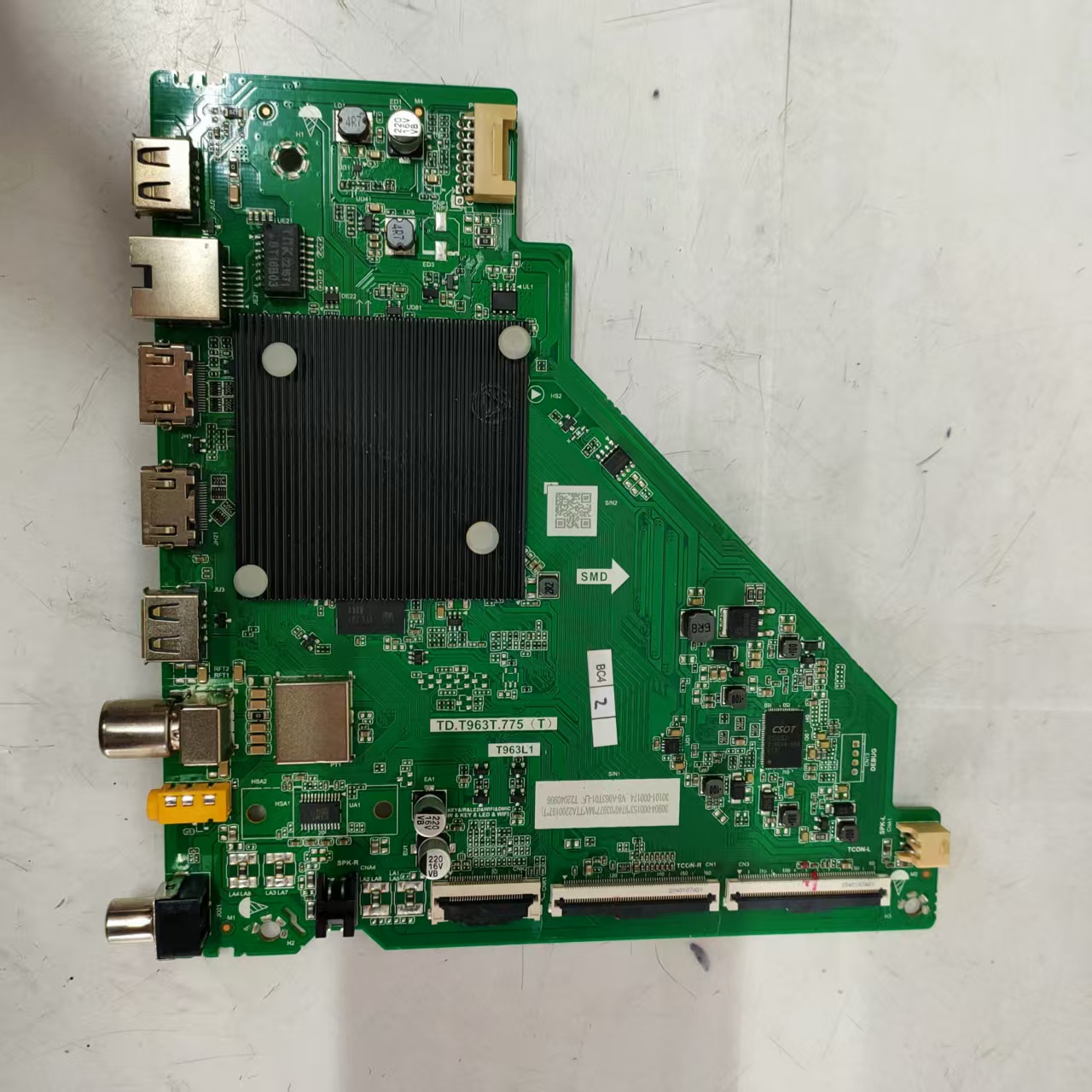 原装拆机TCL 65V6E主板TD.T963T.775(T) 屏LVU650NDEL