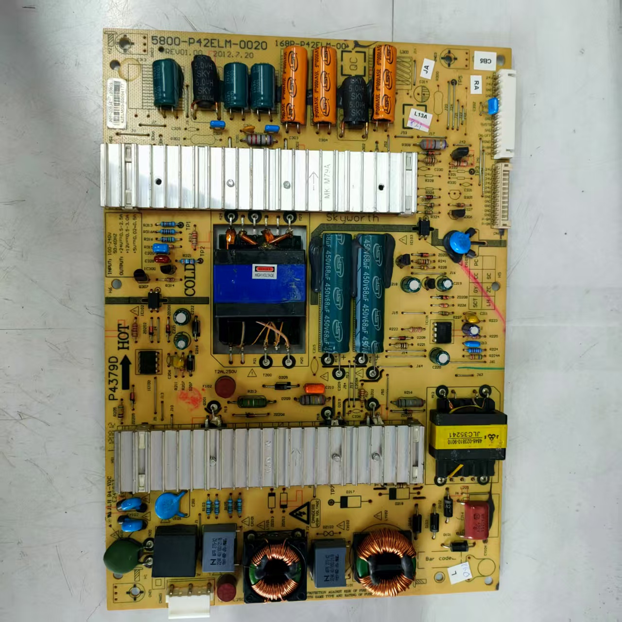 原装拆机创维 42E350电源板5800-P42ELM-0020 168P-P42ELM-00实图