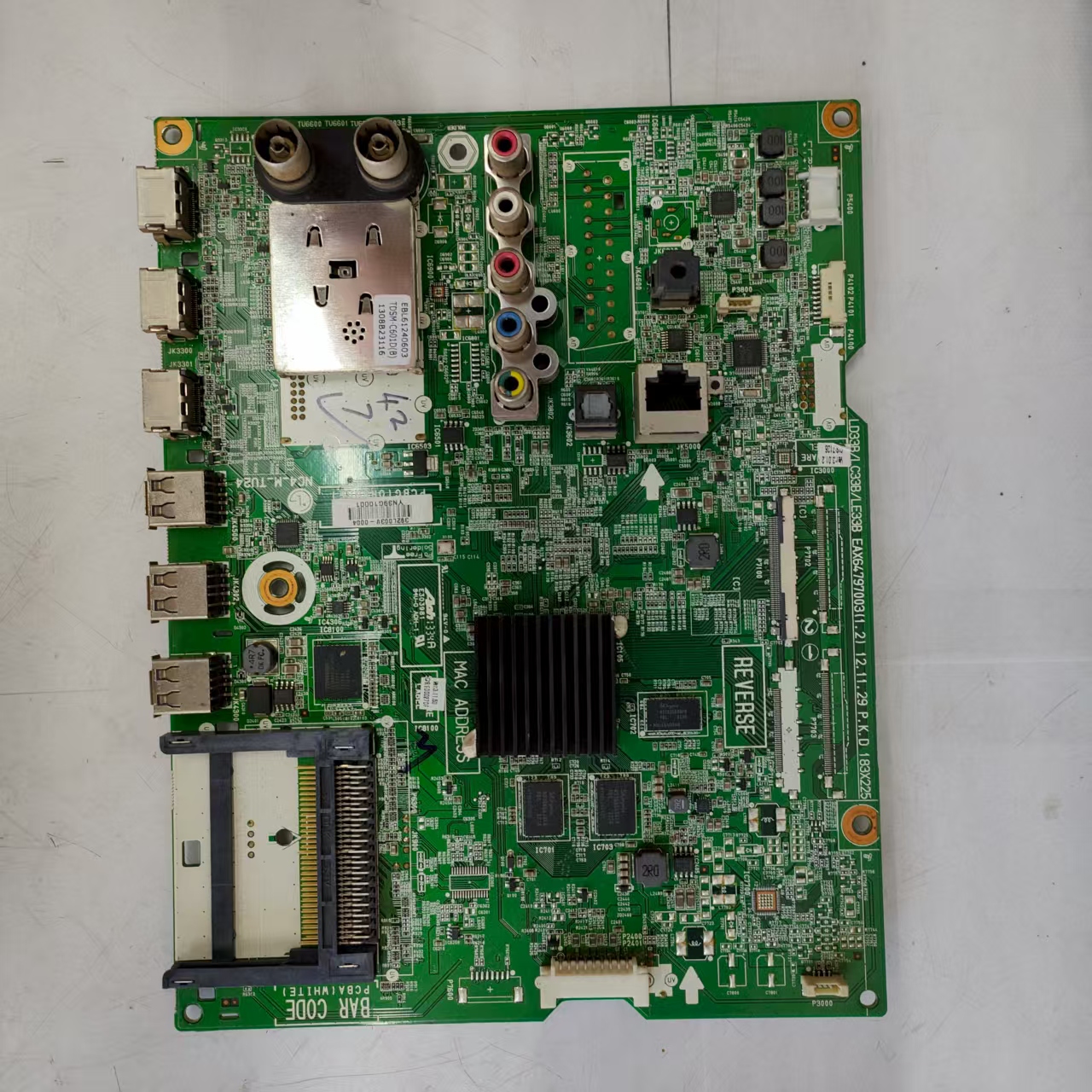 原装LG 42LA6200-CN电视主板EAX64797003(1.2)屏LC420DUE SF U3