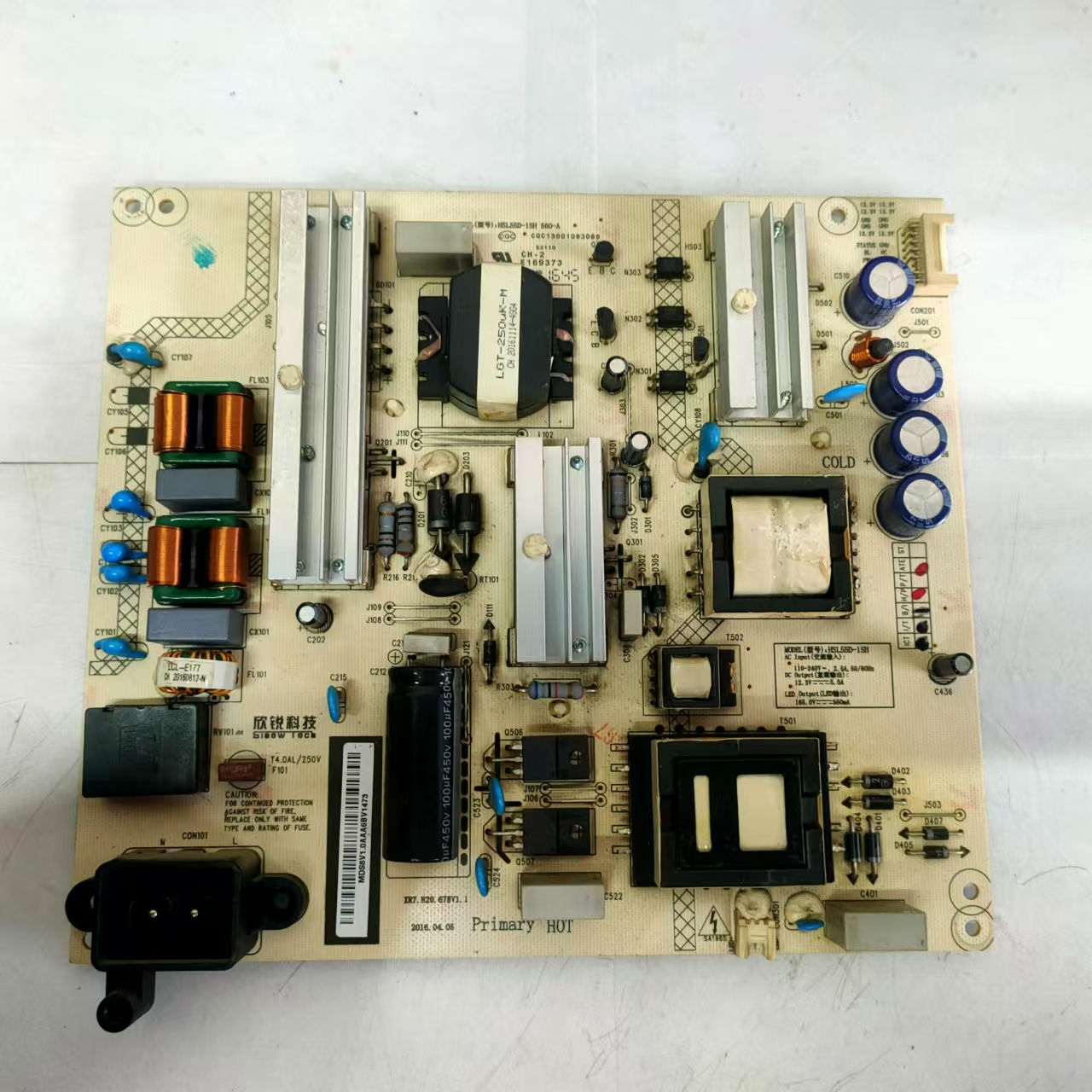 原装拆机长虹50E9600电源板HSL55D-1SH XR7.820.678V1.1